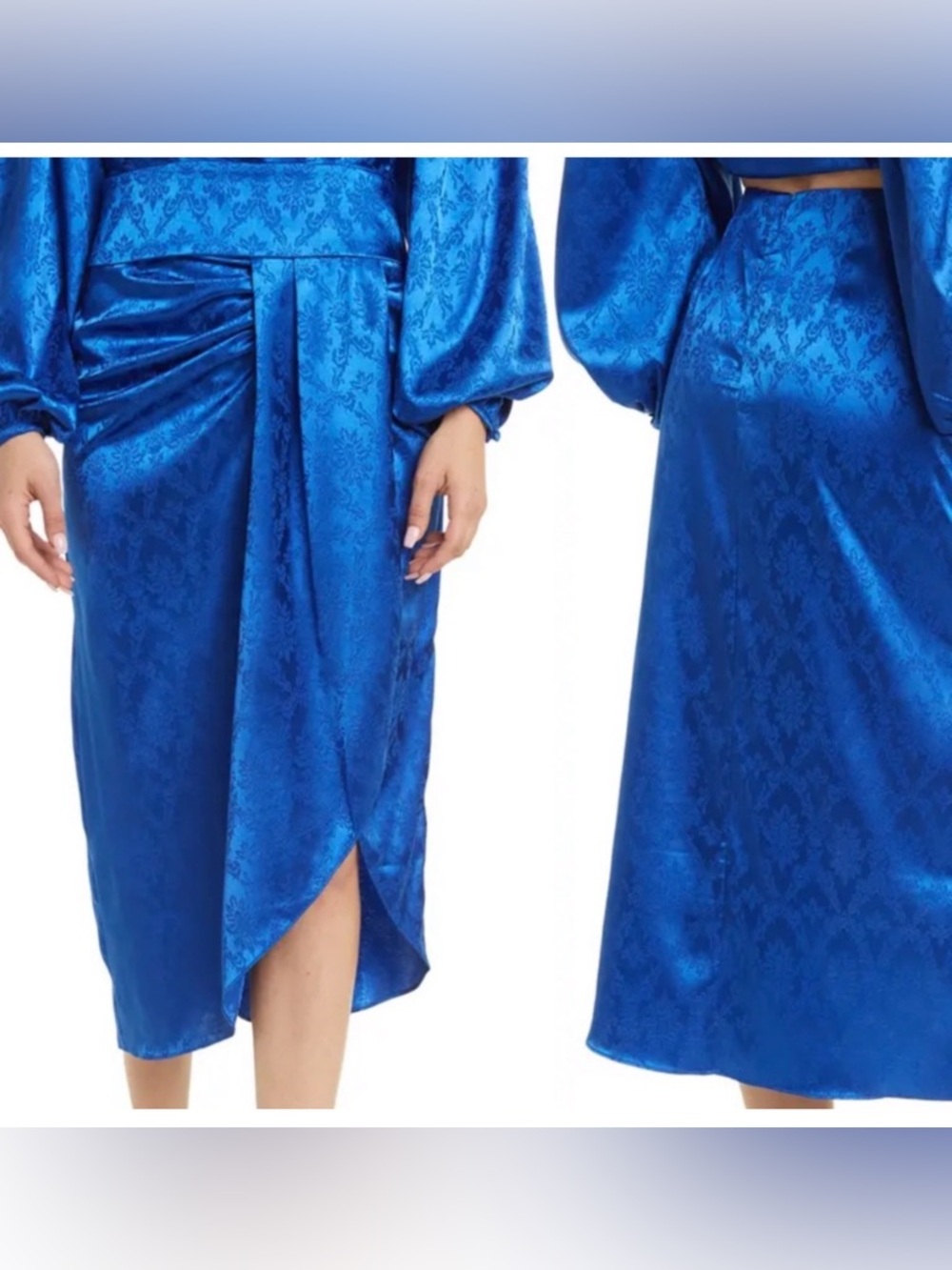 Ronny Kobo Miranda Jacquard Skirt